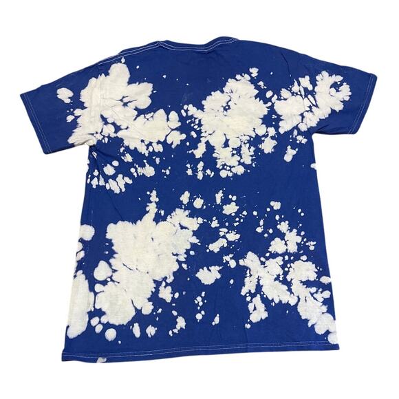 Merch Traffic Metallica Master of Puppets Blue Tie Dye Shirt Size Small New - Picture 2 of 3